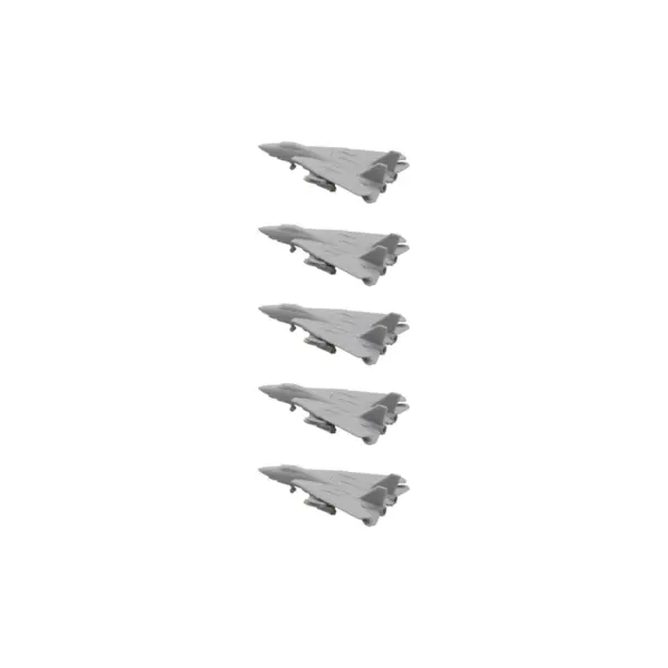 5PCS F-14 Tomcat Aircraft Models with Gear - Image 8