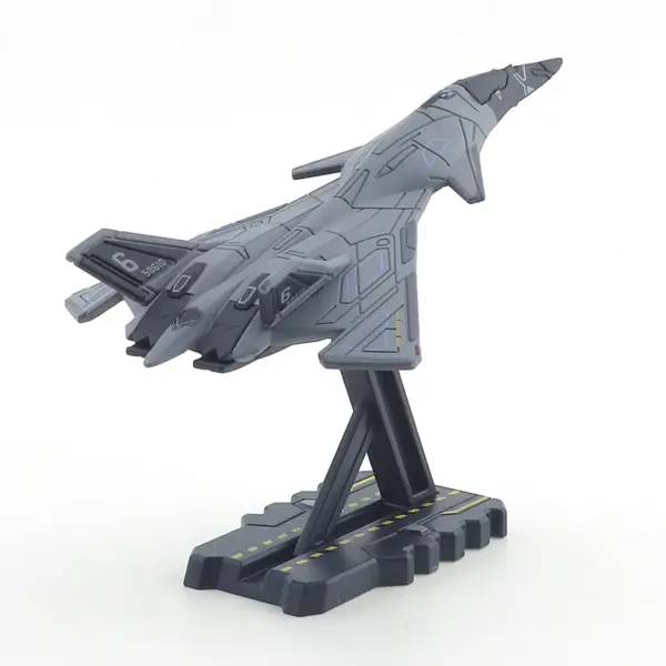 1:64 Scale Alloy White Emperor Fighter Model - Image 10