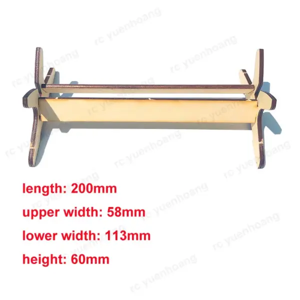 Wooden Bracket Carrier for RC Simulation Ships - Image 3
