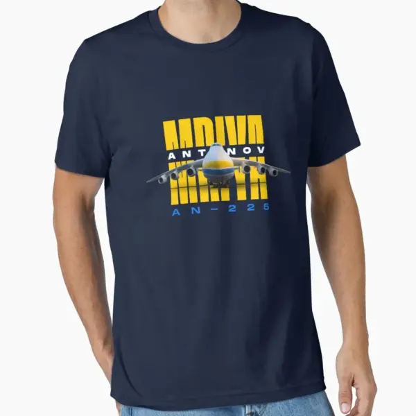 Antonov AN225 Mriya Cargo Aircraft T-Shirt - Image 7