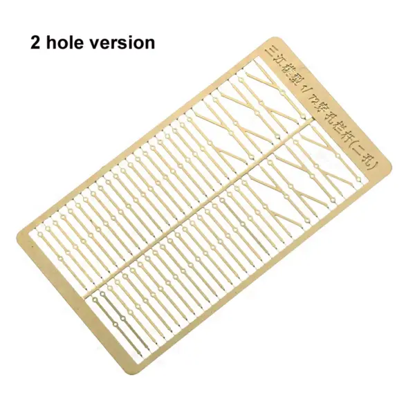 1:72 Brass Etched Railing Post Set for Boats - Image 2