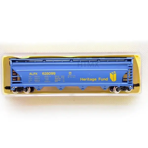 N Scale 1/160 Yellow Wheat Train Carriage Model - Image 10