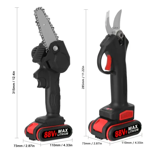 21V Electric Pruning Saw and Shear Set - Image 3