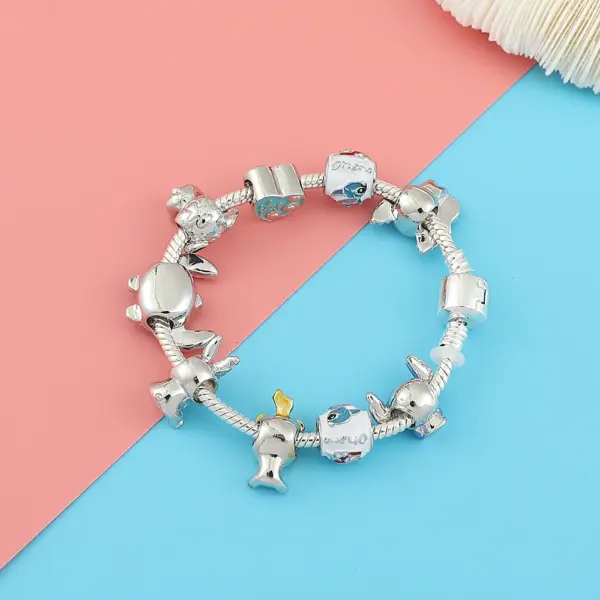 Lilo and Stitch Beaded Charm Bracelet - Image 3