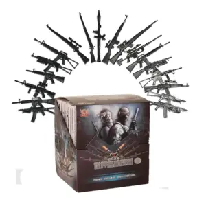 18 Pcs 1:6 Scale Model Guns Set