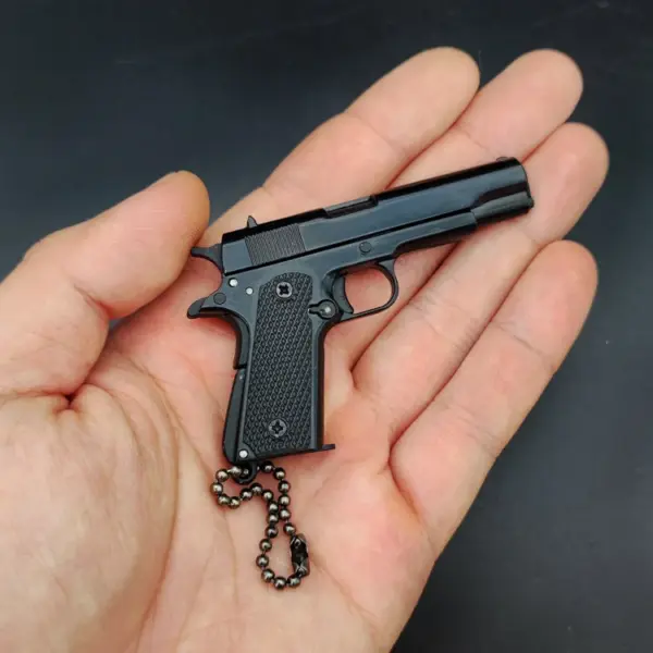 Colt 1911 Mini Alloy Pistol Keychain - Image 3