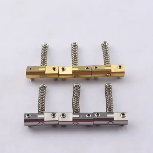 Titanium Brass Guitar Bridge Saddle Set - Image 2