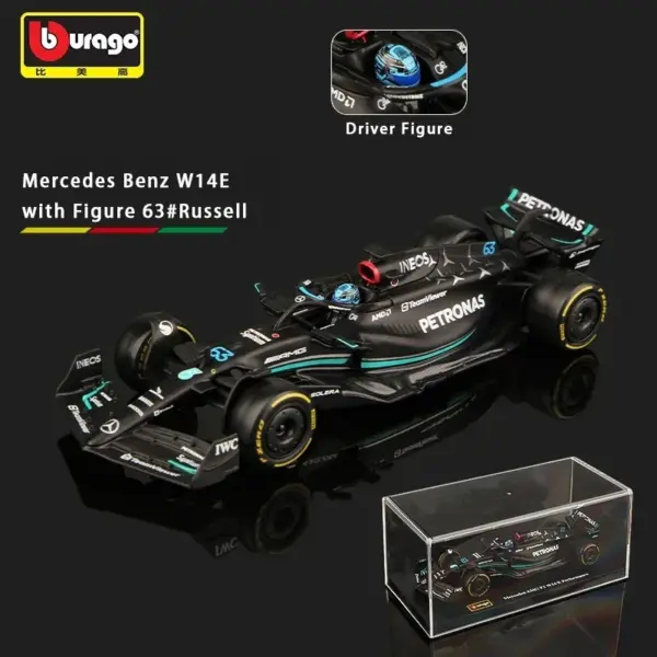 Bburago 1:24 Mercedes AMG F1 Diecast Model - Image 6