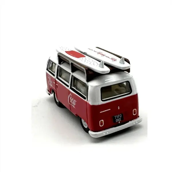 1:76 Diecast Coca-Cola Tourist Bus Model - Image 5