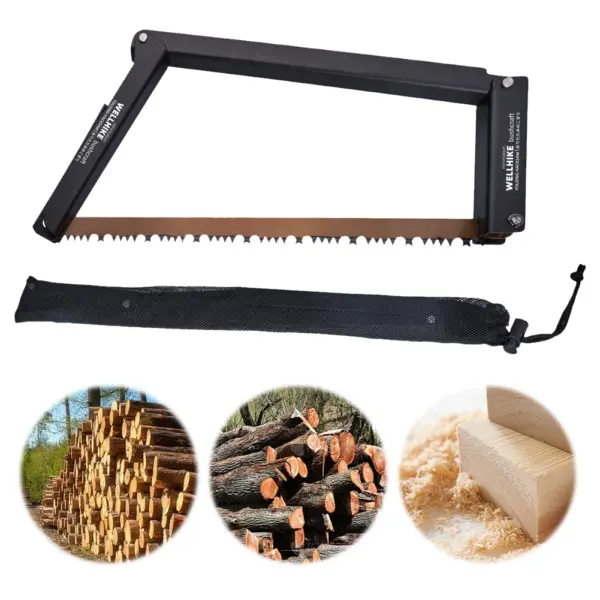 Folding Handsaw with Storage Bag for Woodcutting - Image 2