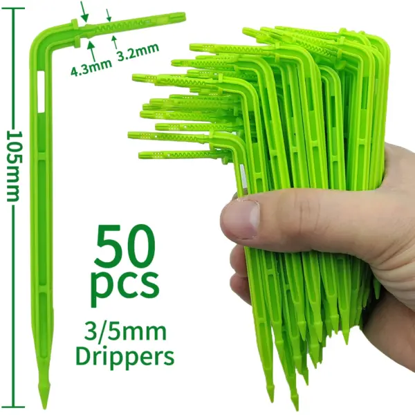 Green Drippers 1/8 inches for Micro Drip Systems - Image 23