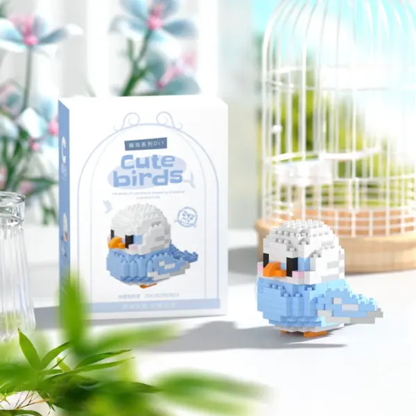 3D Cute Parrot Building Blocks Model - Image 17