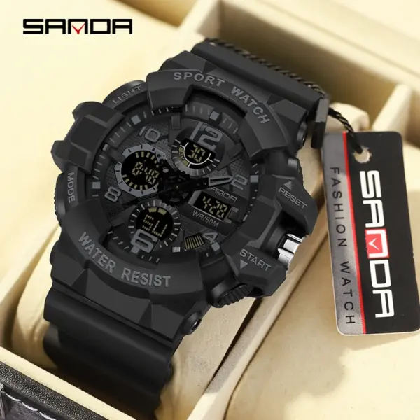 SANDA G-Style Military Digital Quartz Watch