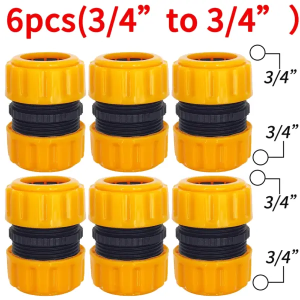 6PCS Garden Hose Repair Connectors 3/4 1/2 inch - Image 13