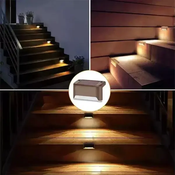Solar LED Deck and Step Lights Set - Image 10