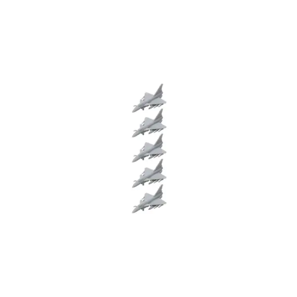 5PCS J-10B Resin Fighter Jet Model Set - Image 7