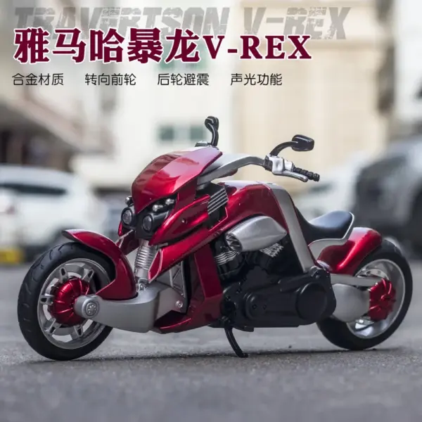 1:12 Yamaha Tyrannosaurus V-REX Motorcycle Model - Image 2