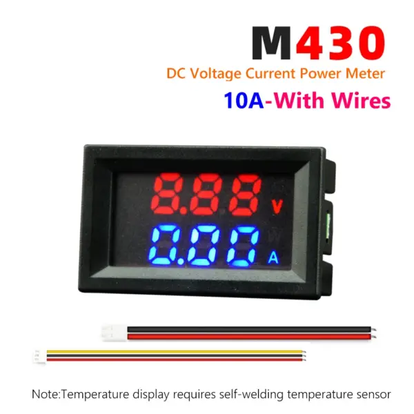 Digital Voltmeter Ammeter 10A 50A 100A Panel - Image 3