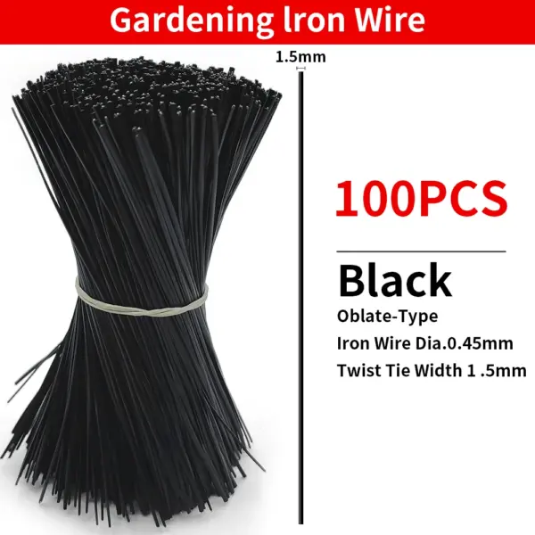 100PCS Reusable Garden Plant Cable Ties - Image 16