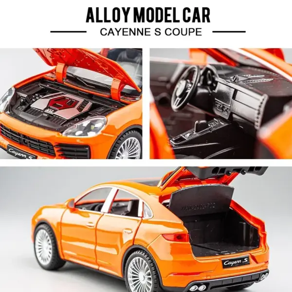 1:24 Porsche Cayenne S Alloy Car Model - Image 4