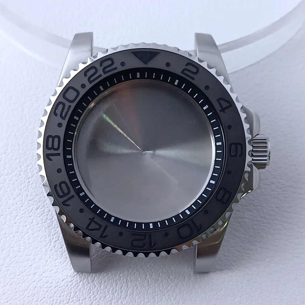40.5mm Stainless Steel GMT Watch Case NH35/NH36 55 40.5mm Stainless Steel GMT Watch Case NH35/NH36 - Image 55