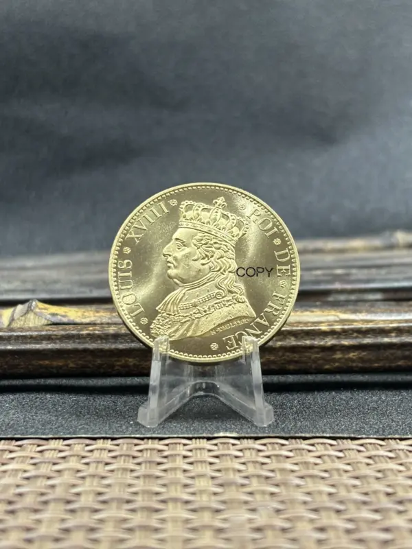 Louis XVIII Commemorative Replica Coin - Image 3
