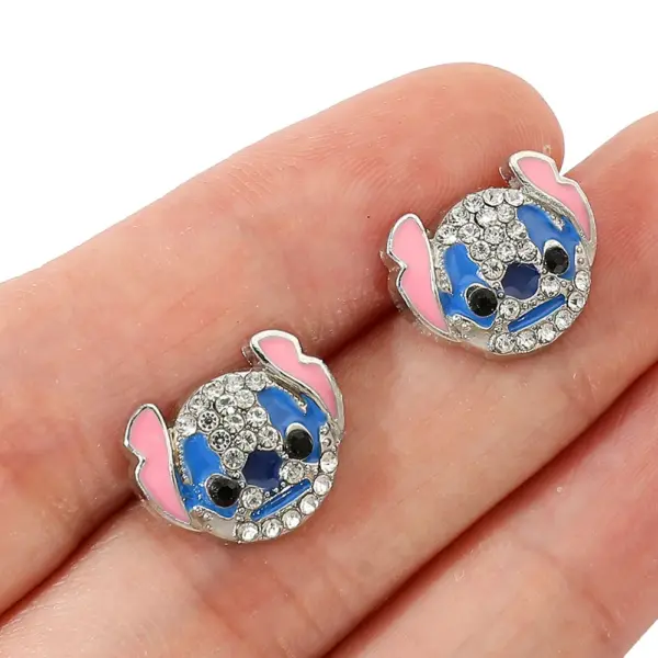 Disney Stitch Flower Stud Earrings - Image 7