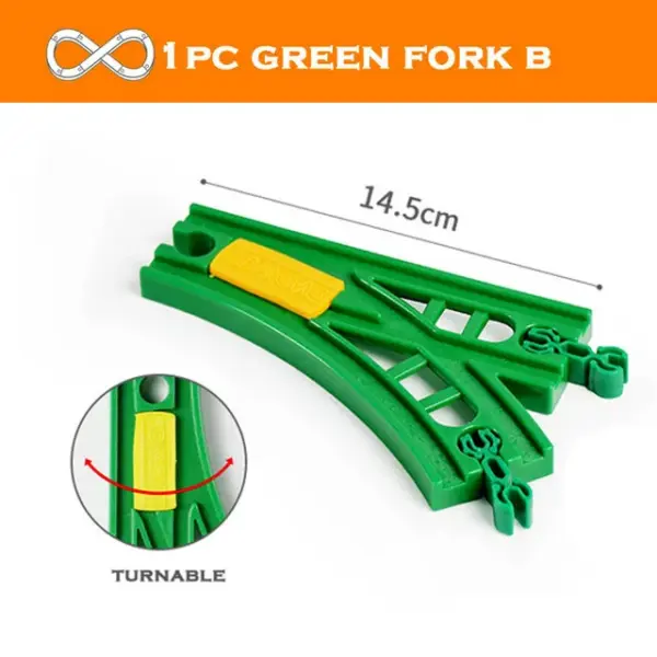 Wooden Train Track Accessories for Railway Fun - Image 10