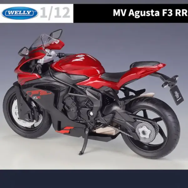 WELLY 1:12 MV Agusta F3 RR Diecast Motorcycle - Image 5
