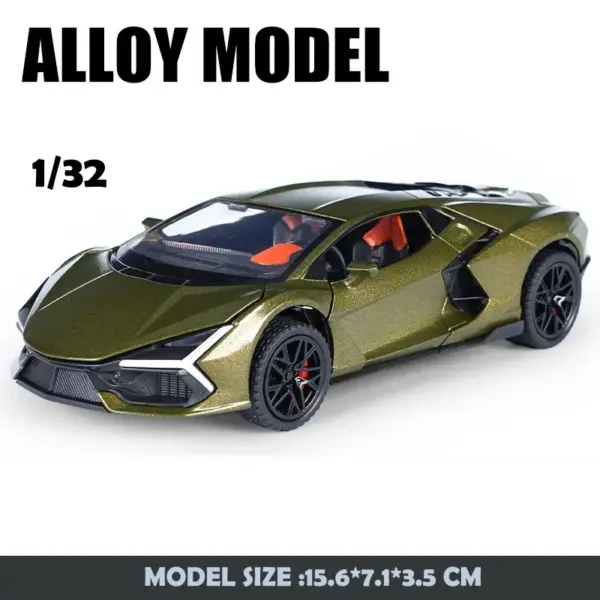 1:32 Lamborghini Aventador SVJ Diecast Model - Image 7