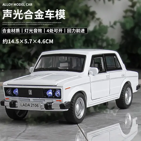 Diecast 1:32 LADA 2106 Classic Car Model - Image 7
