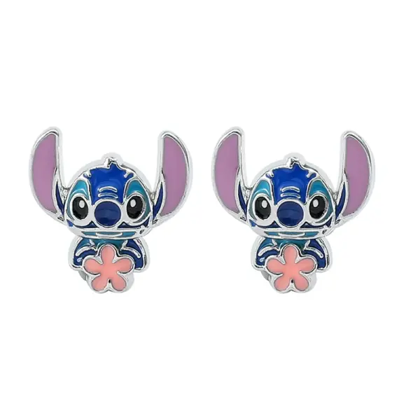 Disney Stitch Flower Stud Earrings