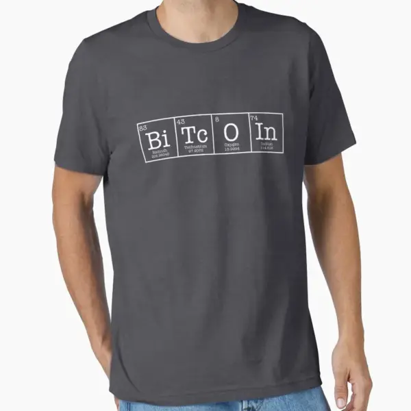 Bitcoin Periodic Table T-Shirt for Men - Image 10