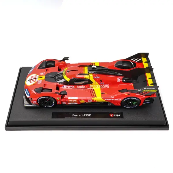 Bburago 1:18 Ferrari 499P LMH Diecast Model - Image 4