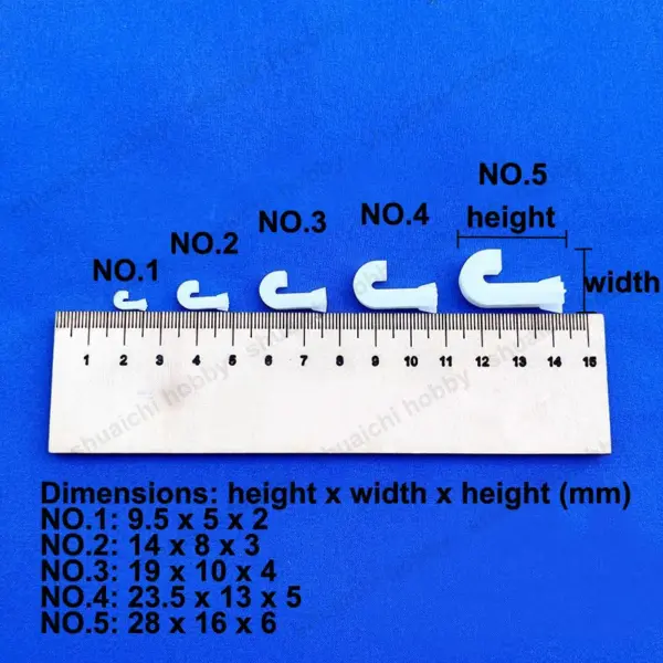 5PCS Resin Vent Pipe for Boat Models - Image 2