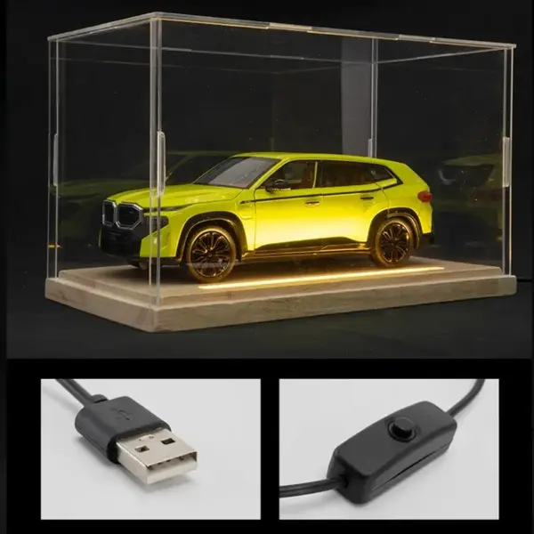 Acrylic Car Model Display Case with LED Light - Image 3