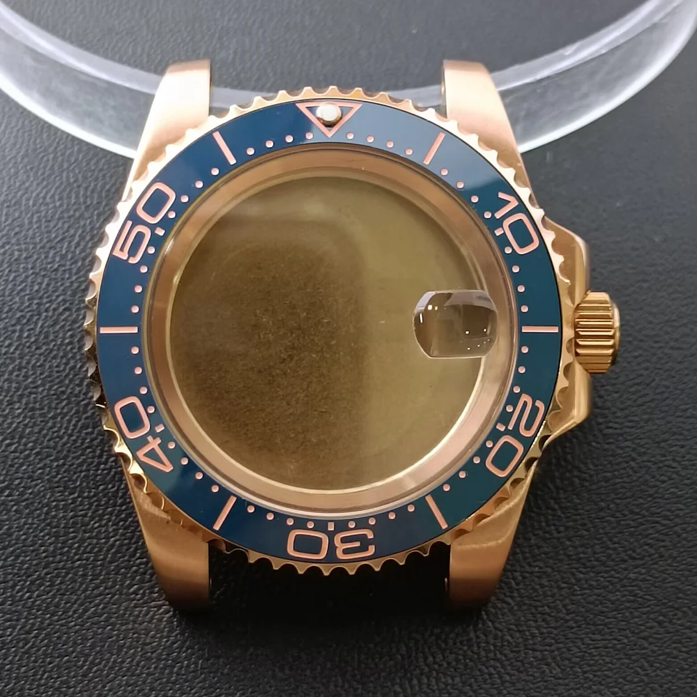 NH35 GMT Steel Watch Case 40.5mm Silver 43 NH35 GMT Steel Watch Case 40.5mm Silver - Image 43