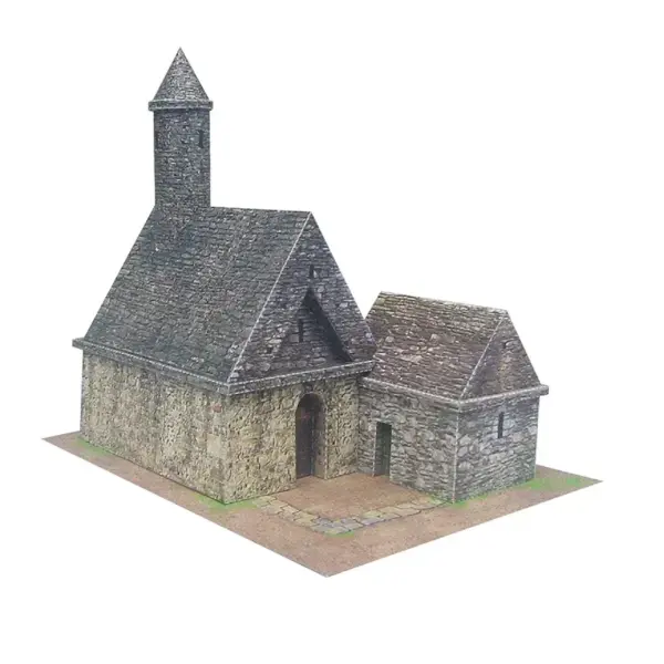 European Architecture Windmill Paper Model Kit - Image 3
