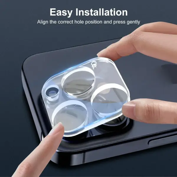 3PCS Full Cover Camera Lens Protector for iPhone - Image 5