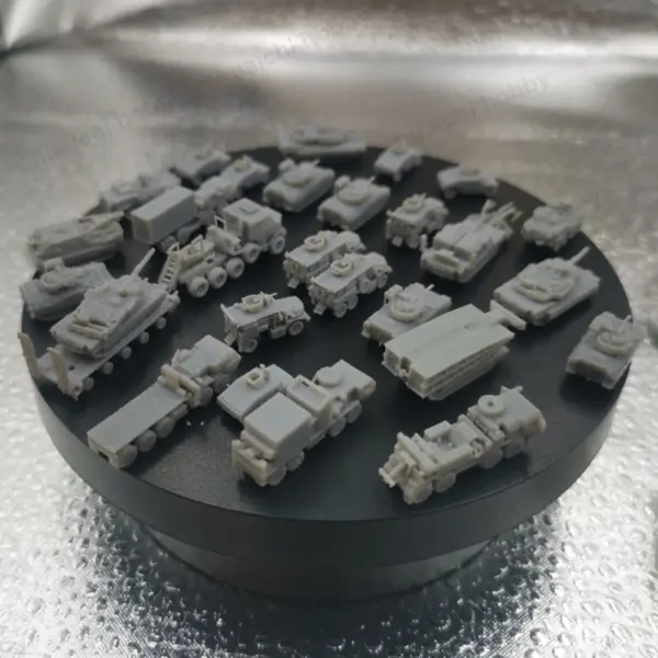 1Set 1/350 Scale Uncolored Military Vehicle Kit - Image 5