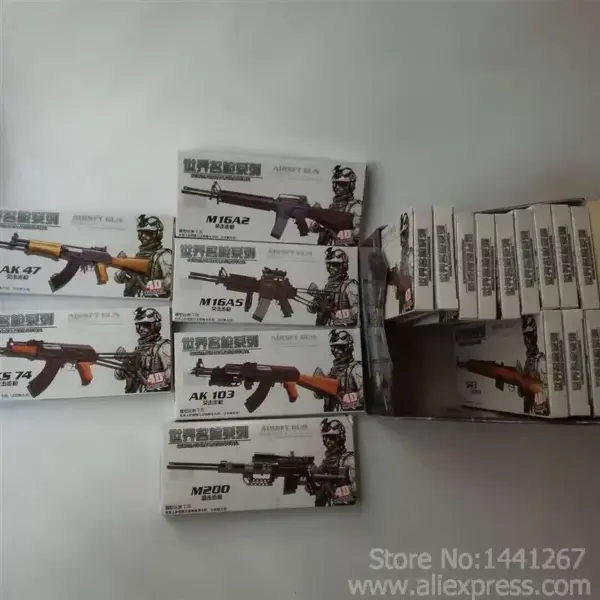 18 Pcs 1:6 Scale Model Guns Set - Image 6