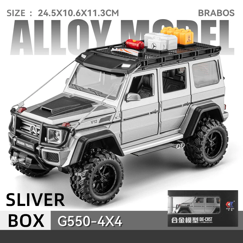 Diecast 1:24 Mercedes-Benz G550 Off-road Model 9 Diecast 1:24 Mercedes-Benz G550 Off-road Model - Image 9