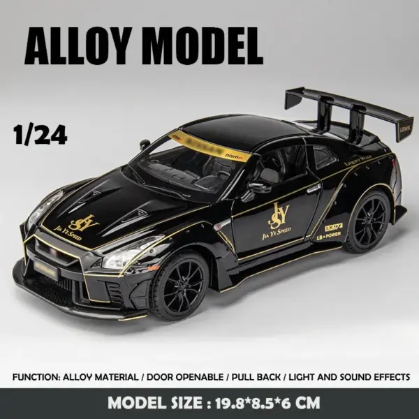 Nissan GTR 1:24 Diecast Model Car - Image 10
