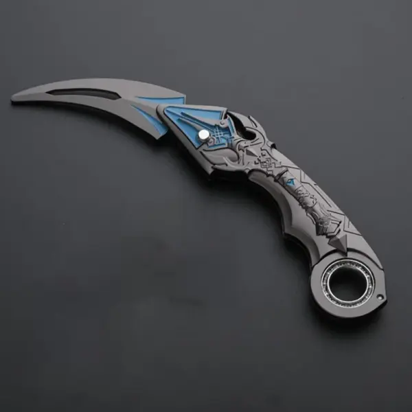 20cm Metal Black Dragon Karambit Model Knife - Image 3