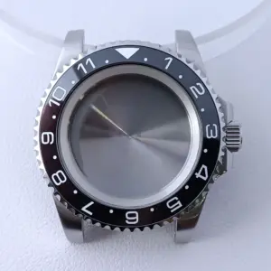 40.5mm Stainless Steel GMT Watch Case NH35/NH36 215 Sa611fd060e72438390165b988e754bbdF