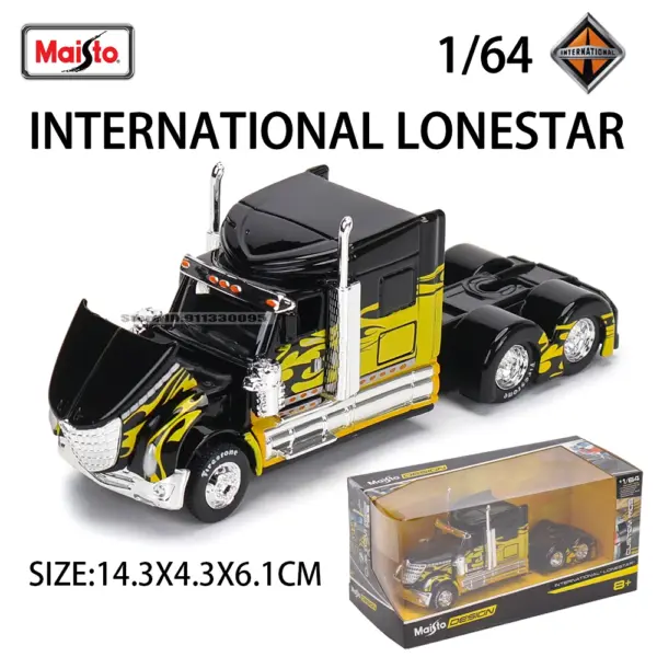 Maisto 1:64 Mercedes-Benz MACK Trailer Model - Image 7