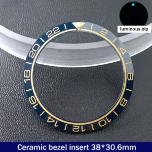 Ceramic Bezel Insert for 40mm Men's Watch 283 Sa6177ae1be874d8aad81b47729007b89K