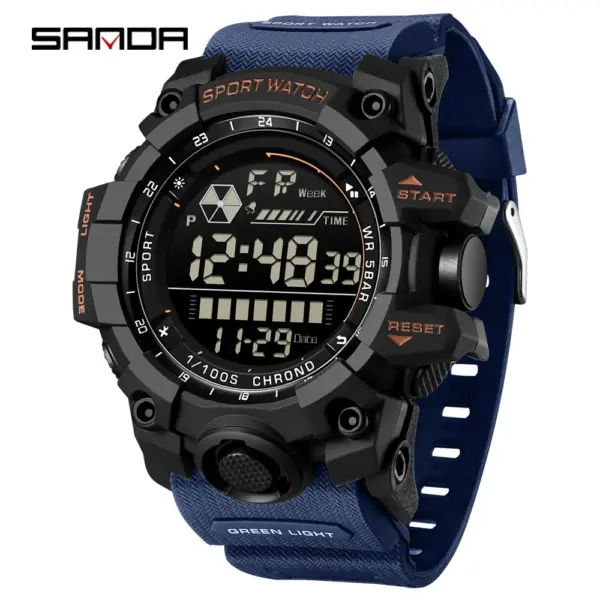 SANDA 6229 Digital Sports Watch Luminous Features - Image 12