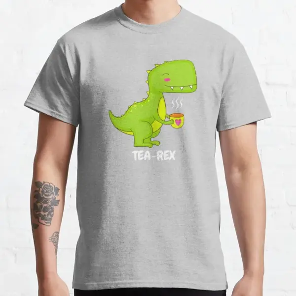 Cute Kawaii T-Rex Graphic T-Shirt for Men - Image 11