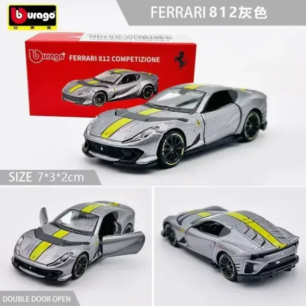 Bburago 1:64 Ferrari Model Car Set - Image 11